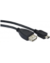 Kabel OTG USB Mini BM -> USB AF 15cm - nr 7