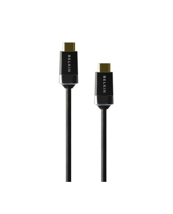 Kabel HDMI A-M high speed złote st. 1m