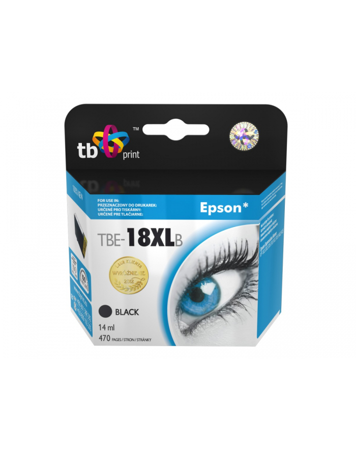 Tusz TB do Epson XP 302 Black        TBE-18XLB główny