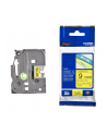 Taśma laminowana TZ-S621  9mm czarny nadruk/żółte tło - nr 36
