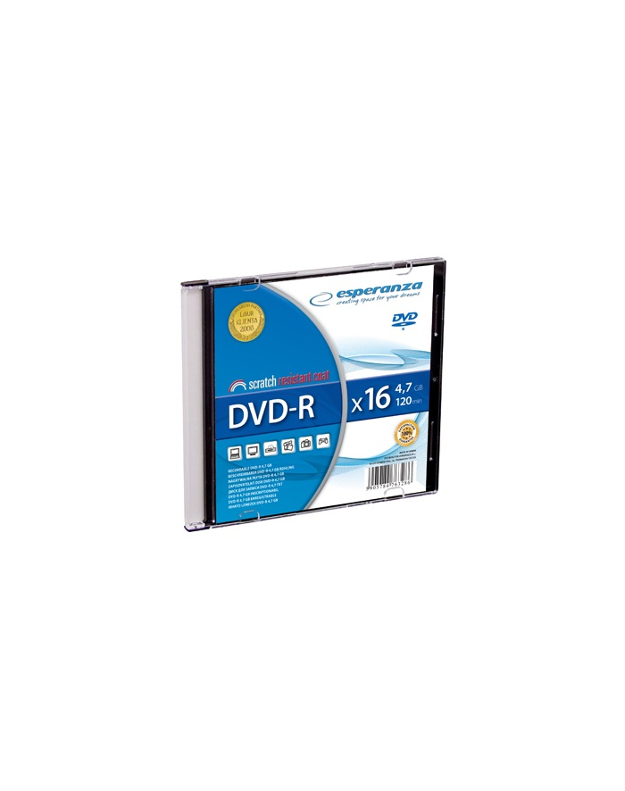 DVD-R ESPERANZA [ slim jewel case 1 | 4.7GB | 16x ] główny
