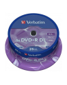 DVD+R DL Verbatim [ spindle 25 | 8,5GB | 8x |  MATT SILVER ] - nr 16