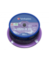 DVD+R DL Verbatim [ spindle 25 | 8,5GB | 8x |  MATT SILVER ] - nr 12