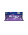 DVD+R DL Verbatim [ spindle 25 | 8,5GB | 8x |  MATT SILVER ] - nr 13