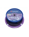 DVD+R DL Verbatim [ spindle 25 | 8,5GB | 8x |  MATT SILVER ] - nr 20