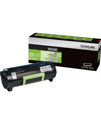 Lexmark 502XE Black Extra High Yield Toner Cartridge (10K) for MS410d, MS410dn, MS510dn, MS610dn, MS610de