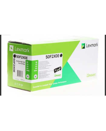 Lexmark 502XE Black Extra High Yield Toner Cartridge (10K) for MS410d, MS410dn, MS510dn, MS610dn, MS610de