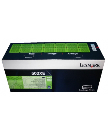Lexmark 502XE Black Extra High Yield Toner Cartridge (10K) for MS410d, MS410dn, MS510dn, MS610dn, MS610de
