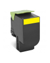 Lexmark 80x Yellow Toner Cartridge High Corporate (3K) for CX410de / CX410dte / CX410e / CX510de / CX510dhe / CX510dthe - nr 10