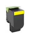 Lexmark 80x Yellow Toner Cartridge High Corporate (3K) for CX410de / CX410dte / CX410e / CX510de / CX510dhe / CX510dthe - nr 12