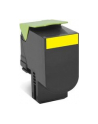 Lexmark 80x Yellow Toner Cartridge High Corporate (3K) for CX410de / CX410dte / CX410e / CX510de / CX510dhe / CX510dthe - nr 13