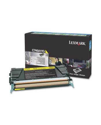 Lexmark C746, C748 Yellow Corporate Toner Cartridge (7K)