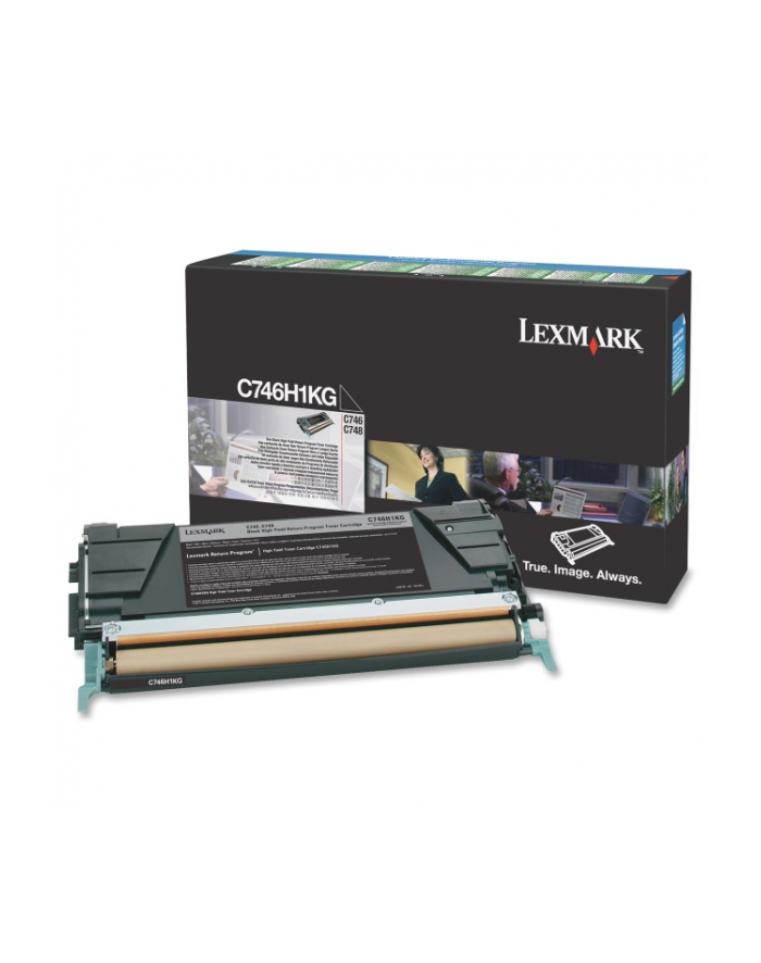 Lexmark C746, C748 Black Corporate Toner Cartridge (12K) główny