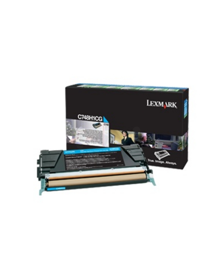 Lexmark C748 Cyan Corporate Toner Cartridge (10K) główny