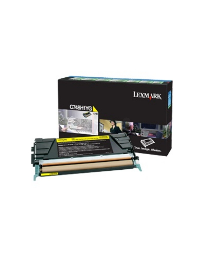 Lexmark C748 Yellow Corporate Toner Cartridge (10K) główny