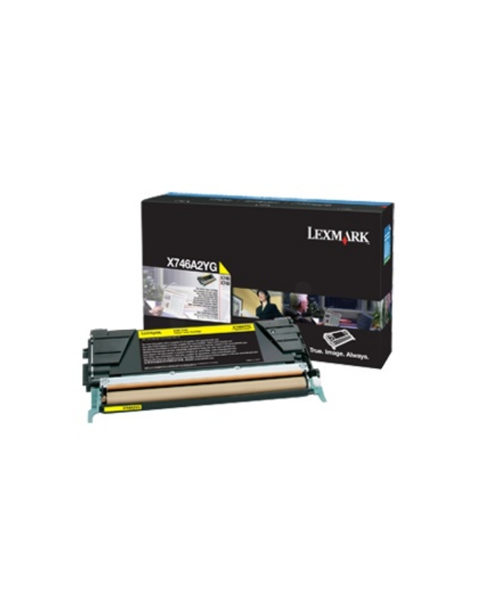 Lexmark x74x Yellow Corporate Toner Cartridge (7K) główny