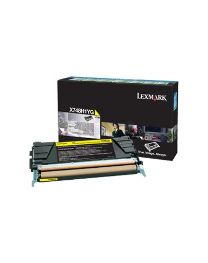 Lexmark  X748 Yellow Corporate Toner Cartridge (10K) główny
