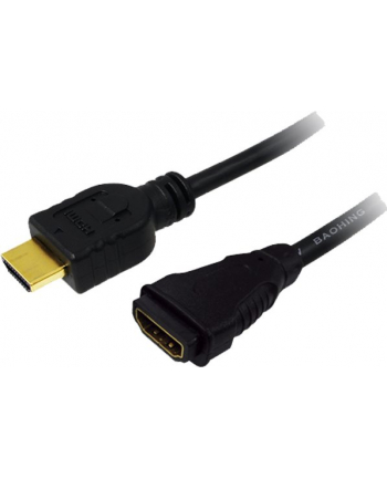 LOGILINK - Kabel HDMI 1.4, HDMI male / female Gold 5m