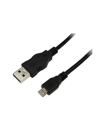 LOGILINK - Kabel USB 2.0 Typ-A męski do Typ- micro B męski dł. 0,6m, czarny