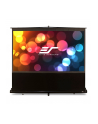 Elite Screens F100NWH ezCinema Portable Screen 100'' 16:9 / Diagonal 254cm, W 221.5cm x H 124.5cm / Black case / MaxWhite material / Gain 1.1 / 160° viewing angle / Telescoping support mechanism / Floor support feet / Built-in carrying han - nr 4
