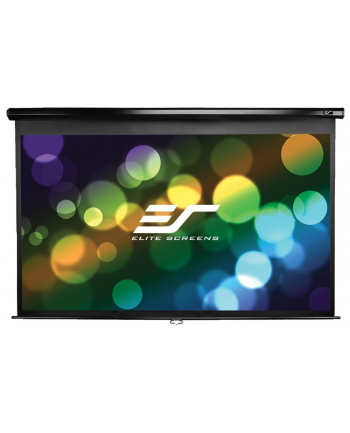 Elite Screens M150UWH2 Manual Pull Down Screen 150'' 16:9 / Diagonal 375cm, W 332cm x H 186,7cm / Black case / Dual wall