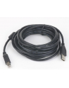 KABEL USB 2.0 AM-BM EKRAN + FERRYT 5M (34555) - nr 1