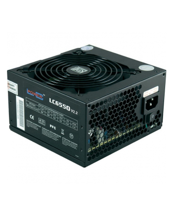 ZASILACZ LC-POWER 550W LC6550 V2.2 80+ 120mm 4 x SATA 2 x PATA   1x PCIe BLACK Active PFC