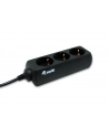LISTWA ZASILAJĄCA EQUIP 1.8M UPS BLACK (3 GNIAZDA) - nr 4