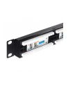 Netrack patchpanel 19'' 24-porty kat.6 UTP LSA z półką - nr 8