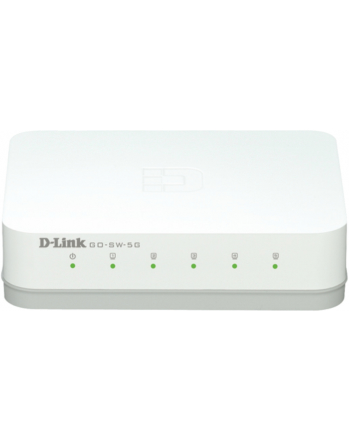 D-LinkGo 5 Port Unmanaged Gigabit Switch główny