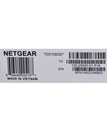 Netgear ProSafe 8 Port Gigabit Desktop Switch