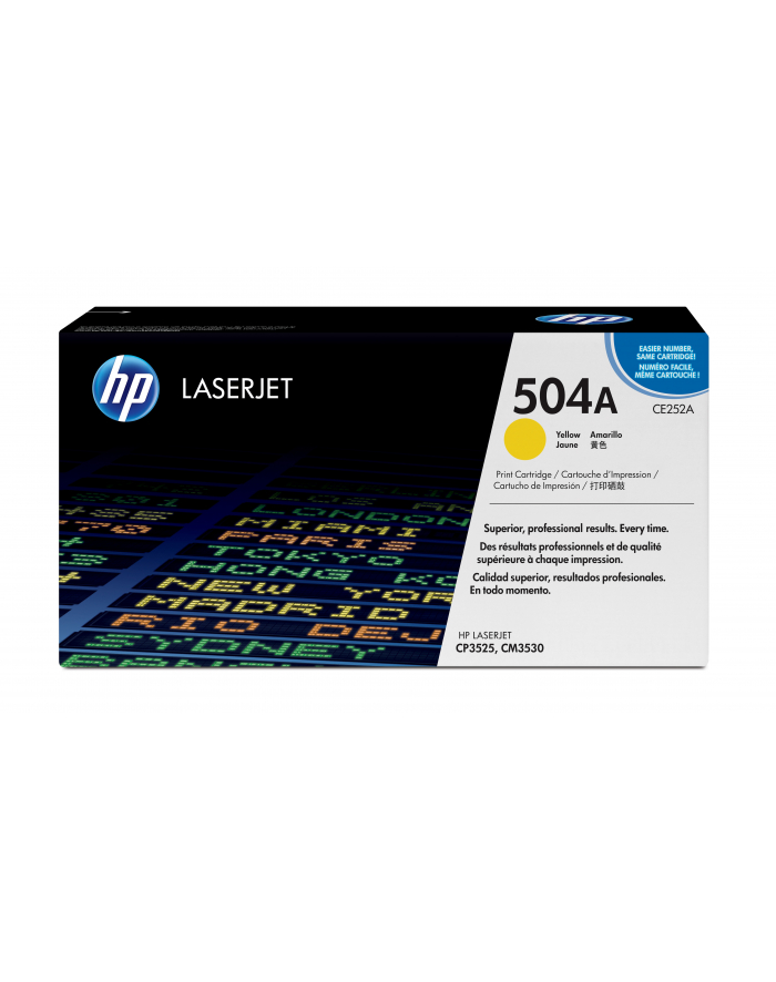 Toner CP3525 YEL. CE252A 7K CP3525/CM3530 główny