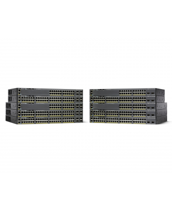 Cisco Catalyst 2960-X 24 GigE, PoE 370W, 4 x 1G SFP, LAN Base