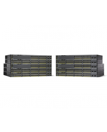 Cisco Catalyst 2960-X 48 GigE PoE 740W, 2 x 10G SFP+, LAN Base