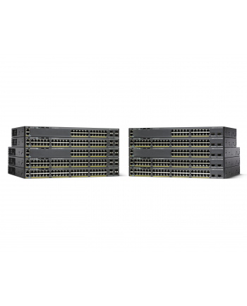 Cisco Catalyst 2960-X 48 GigE, PoE 370W, 2 x 10G SFP+, LAN Base