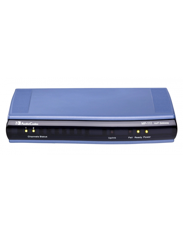 MediaPack 112 Analog VoIP Gateway, 2 FXS, SIP Package including 2 FXS analog lines, single 10/100 BaseT, AC power supply, G.711/723.1/726/727/729AB Vocoders, SIP główny