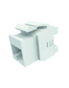 Moduł Keystone 1xRJ45 (WE8W), UTP, 568A/B, PowerCat 5e, Biały - nr 1