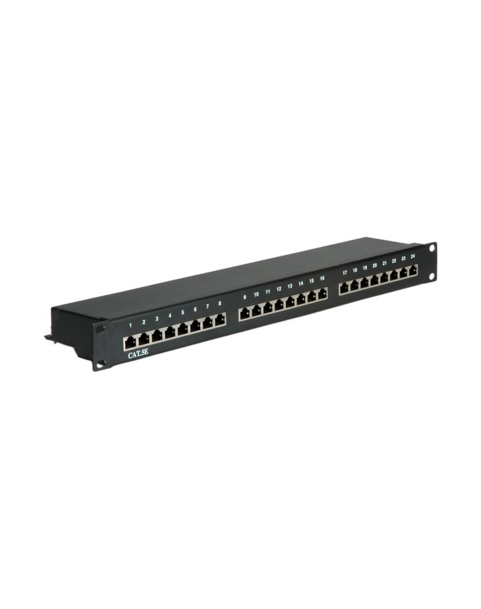 VALUE Cat.5e Patch Panel 24 Ports, STP, black główny