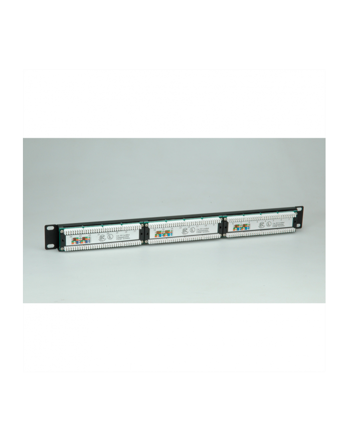 VALUE Cat.5e 19'' Patch Panel, 24 Ports, UTP, black główny