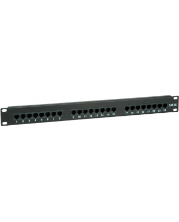 VALUE Cat.5e 19'' Patch Panel, 24 Ports, UTP, black