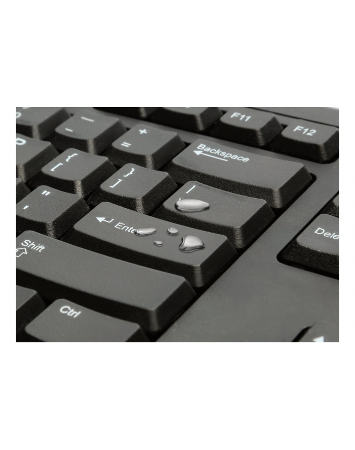 Klawiatura ValuKeyboard - czarna główny