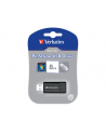 Verbatim USB DRIVE 2.0 PINSTRIPE 8GB BLACK MIN. READ 10MB/SEC MIN. WRITE 3MB/SEC - nr 13