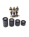 Taśma termotransferowa Zebra 64mm/74mb żywiczna,kolor czarny,gilza 0,5'' z nacięciami długa (110mm) - nr 1