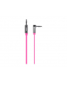 Kabel Mini Jack 3.5mm M/M 90st.0.9m różowy - nr 7