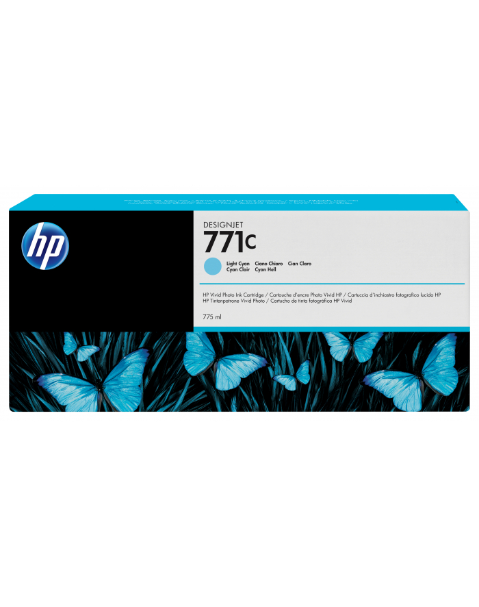 Tusz HP Designjet 771C light cyan | 775 ml główny