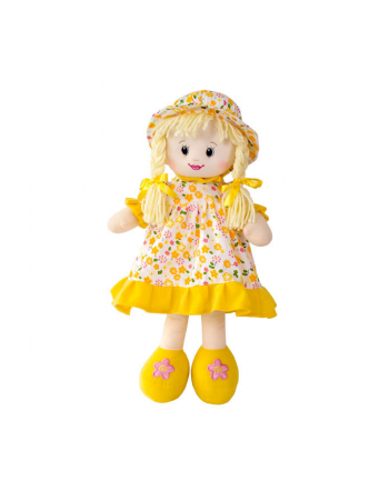 BEPPE Lalka w Kwiatki 45 cm Żółta