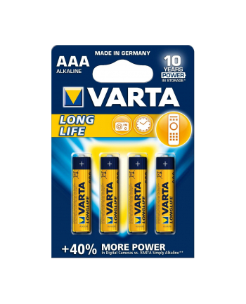 Baterie VARTA Longlife extra, Micro LR03/AAA - 4 szt