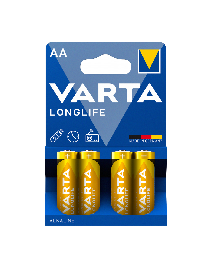 Baterie VARTA Longlife extra, Mignon LR06/AA - 4 szt główny