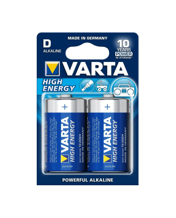 Baterie VARTA High Energy, Mono LR20/D - 2 szt