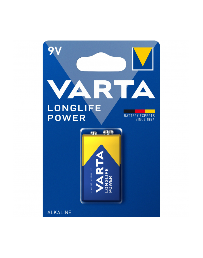 Baterie VARTA High Energy, E-Block, 9V 6LR61/PP3 - 1 szt główny